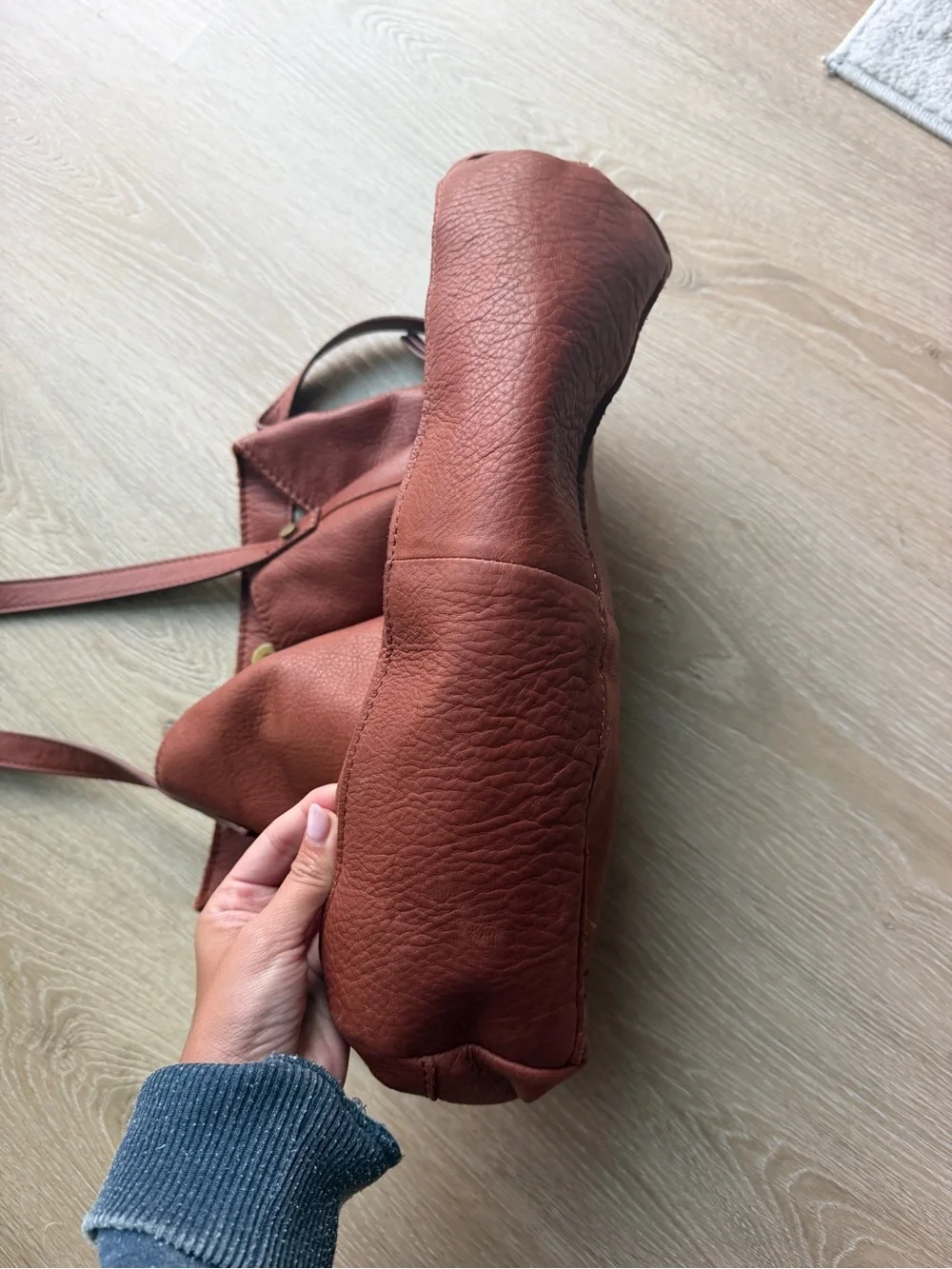 American Leather Co. Brown Shoulder Bag